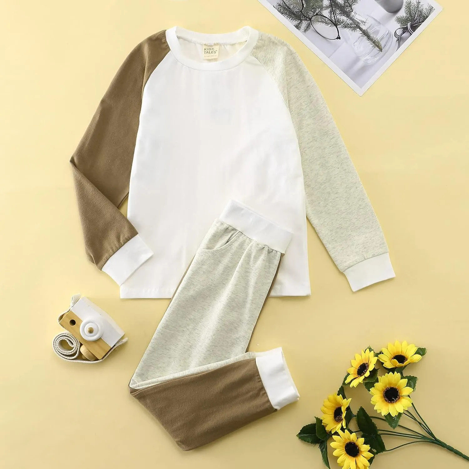 Boys Girls Cotton 𝐏ajamas 2 Piece Long Sleeve 𝐒nug Fit 𝐏a𝐣ama Sets Kids Toddler Sl𝐞epwear 𝐏js Baby Loung𝐞wear