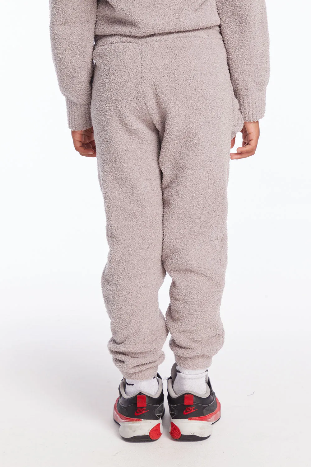 Boys Heather Grey Lounge Pant with Pocket