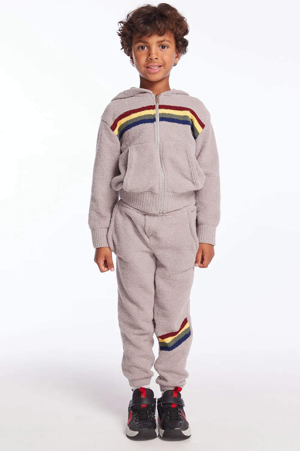 Boys Heather Grey Lounge Pant with Pocket