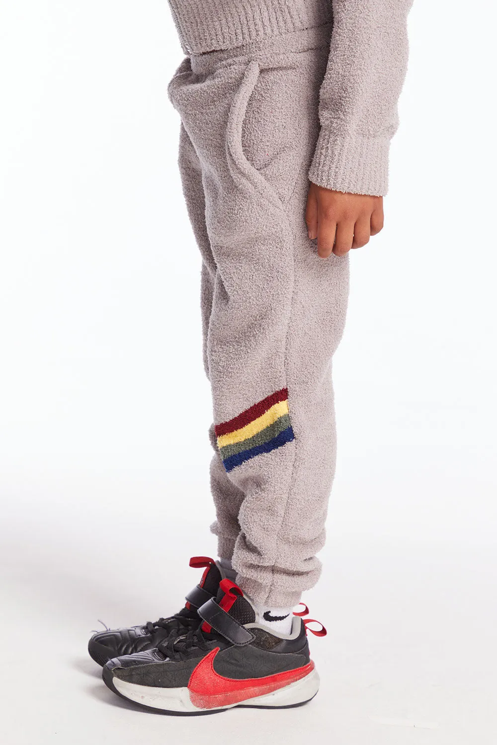 Boys Heather Grey Lounge Pant with Pocket