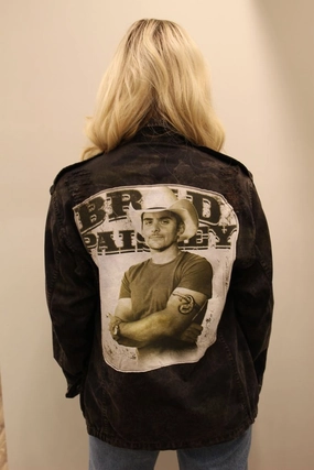 Brad Paisley Acid Wash Camo Jacket Plaid Design Advanced Insulation
