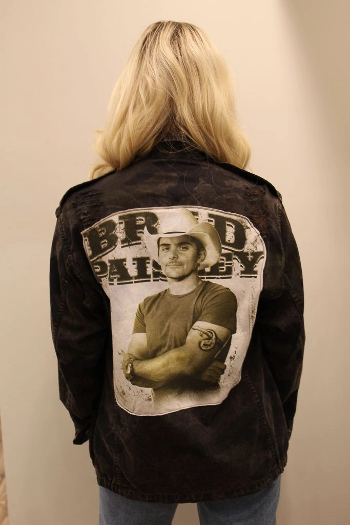 Brad Paisley Acid Wash Camo Jacket Plaid Design Advanced Insulation