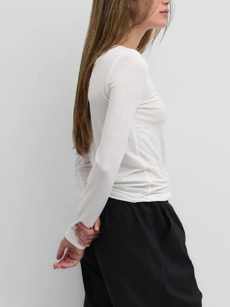 Brandy Long Sleeve - White Bonded Seam Innovation