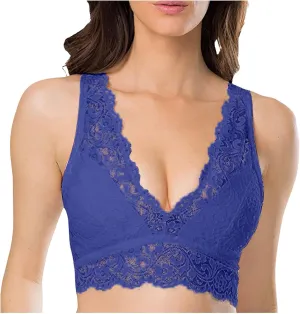 Bras for Women Wireless Bra Strappy Everyday Bra Padded Plus Size Bralettes
