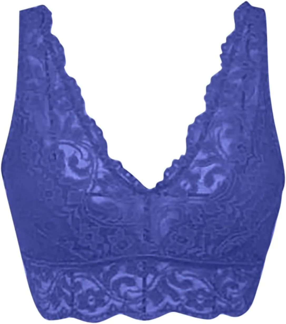 Bras for Women Wireless Bra Strappy Everyday Bra Padded Plus Size Bralettes