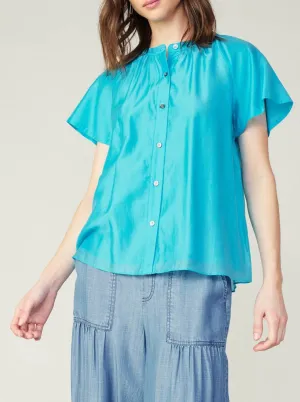 Eco Friendly Dye Process Carrie Top Blue