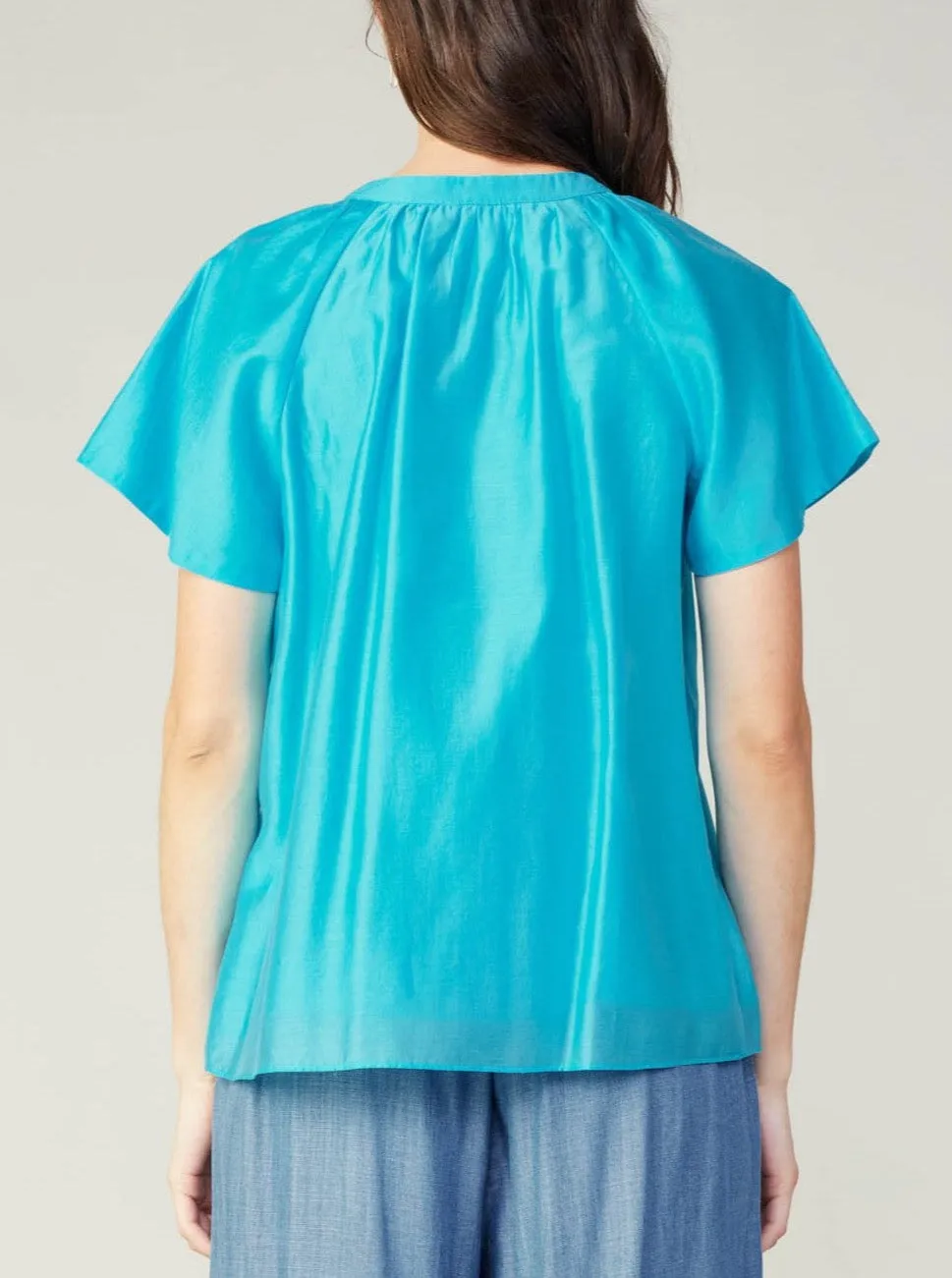 Odor Resistant Material Stylish Hoodie Carrie Top Blue