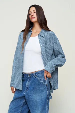 Oona Buttondown OversizedSilhouette Eco Friendly Dye