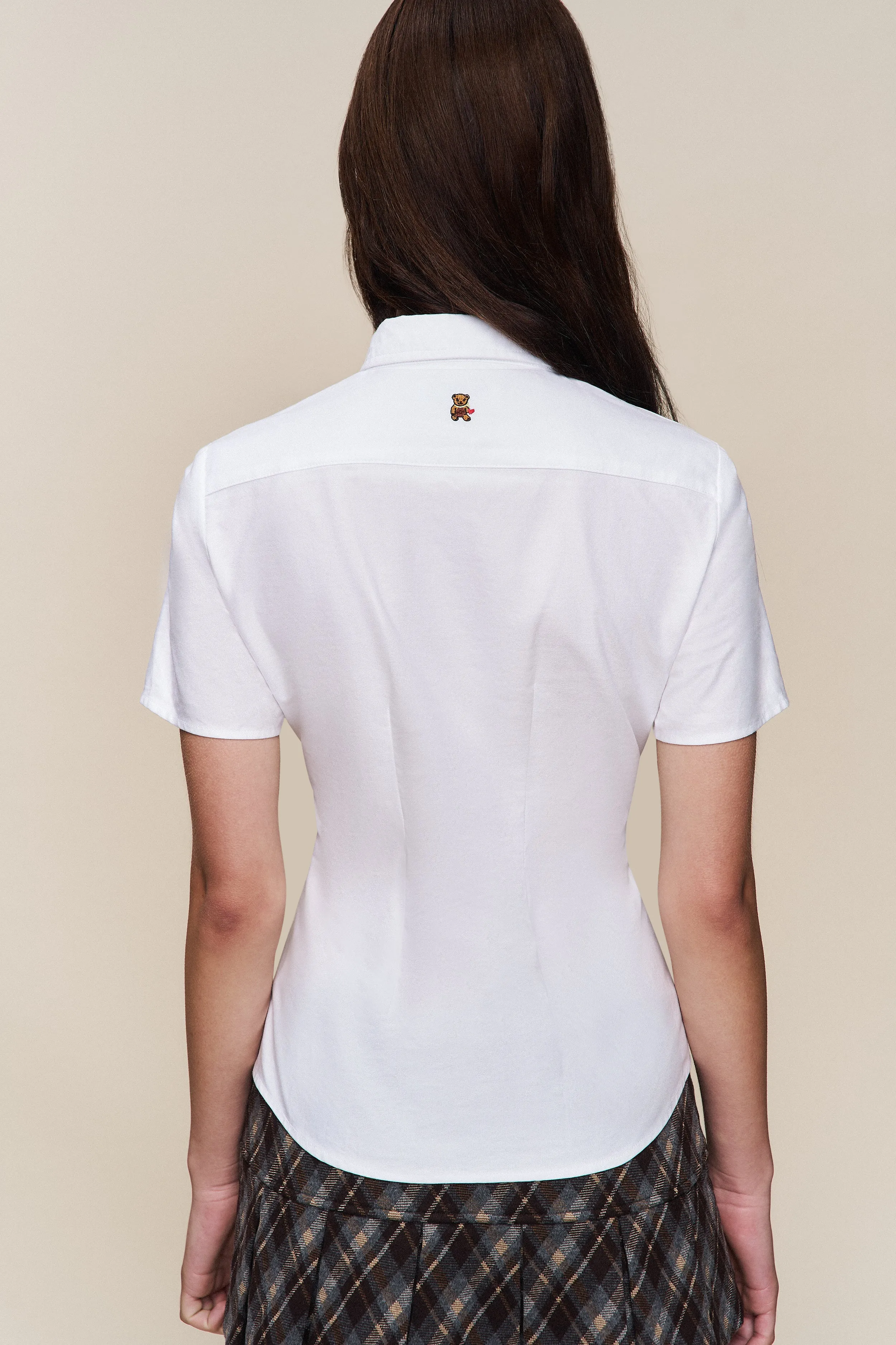 Classic Short Sleeve Oxford Non Chafing Side Seams