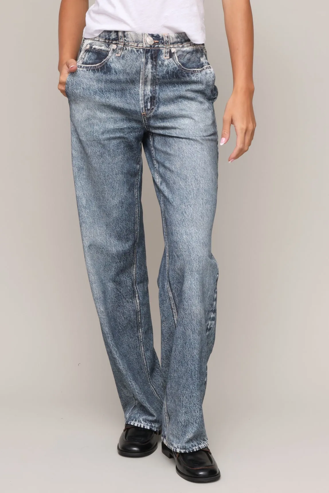 Brentwood Printed Denim Pant Sport Friendly
