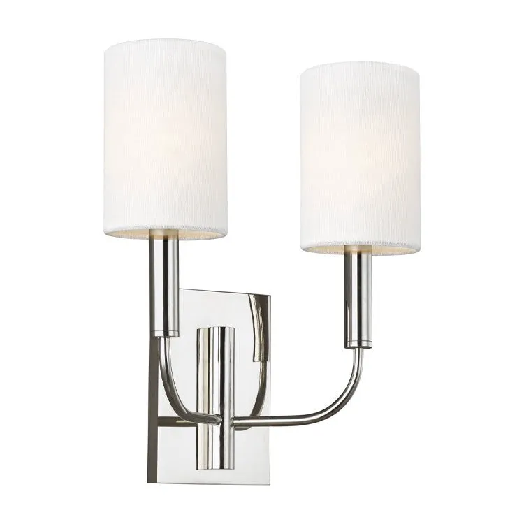 Brianna Two-Light Wall Sconce by Ellen