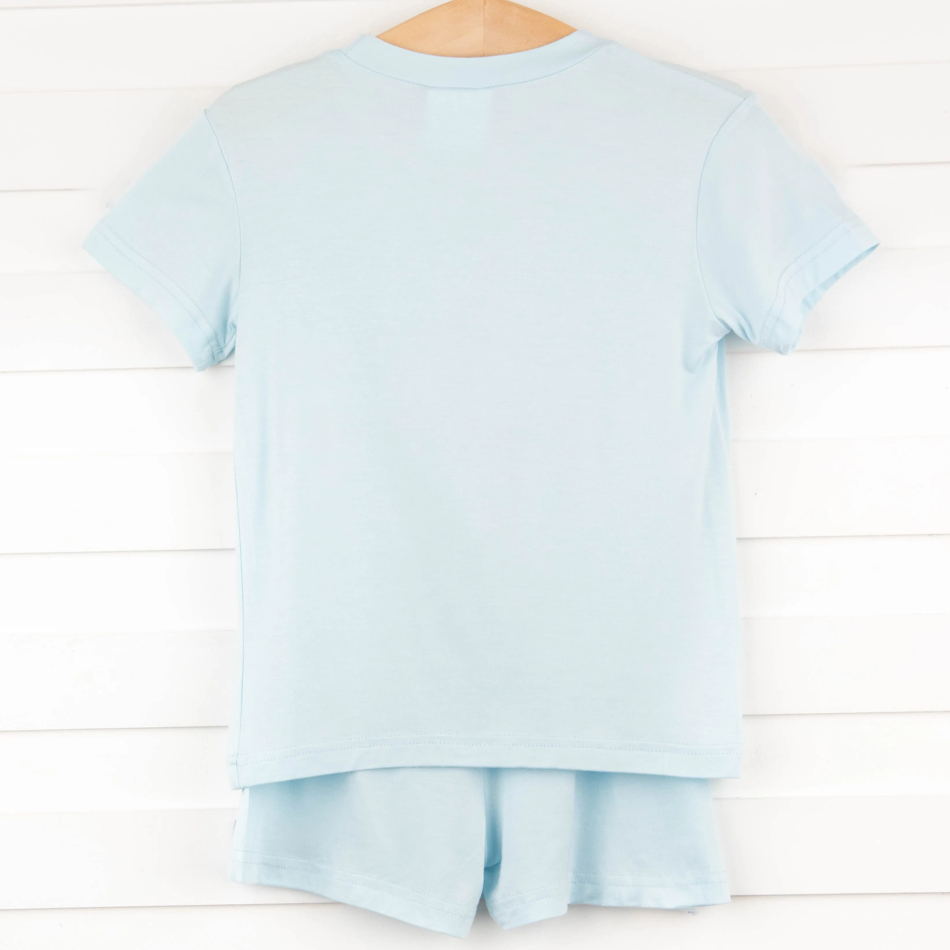 Briggs Bamboo Pajama Short Set, Blue