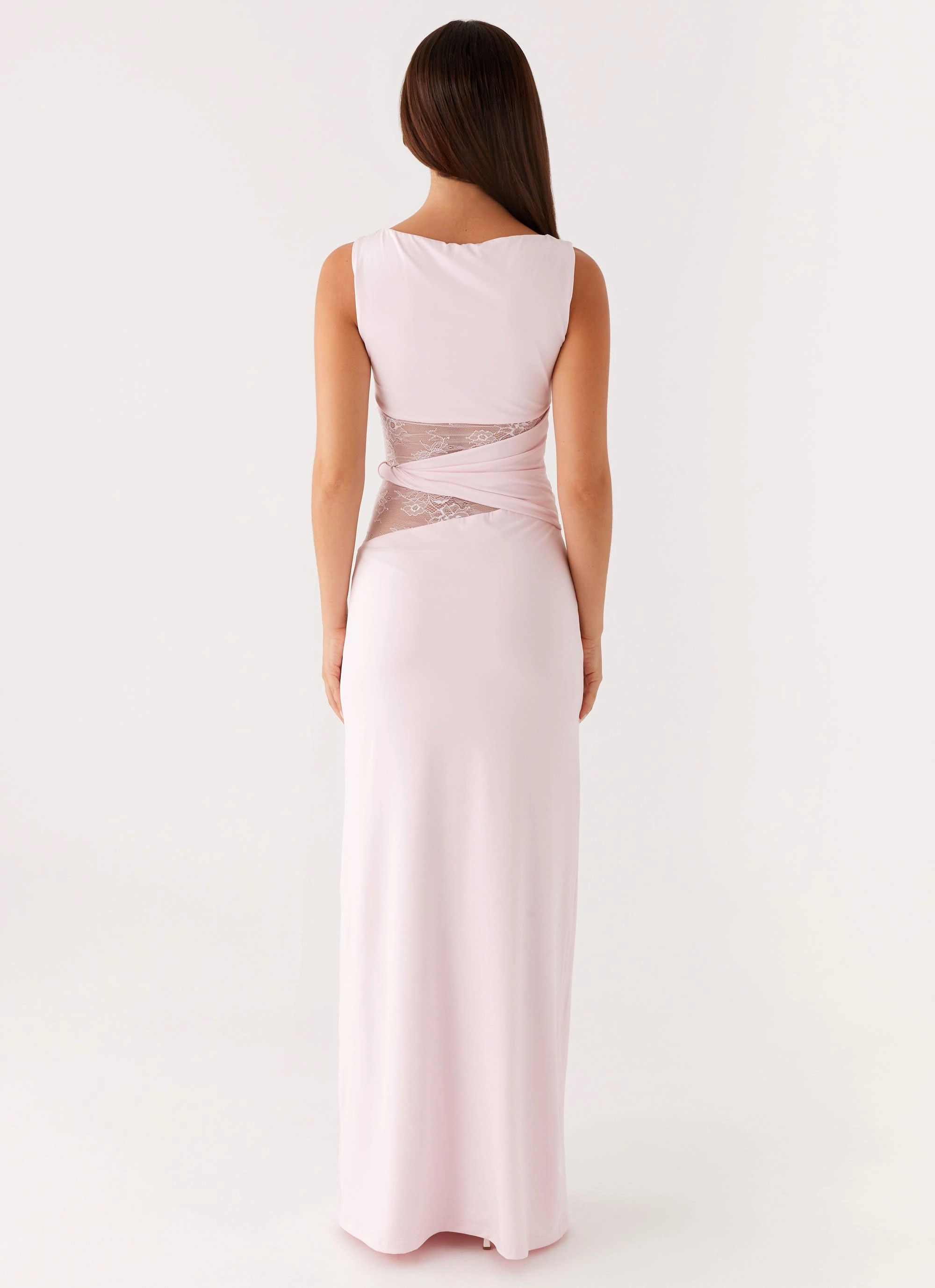 Feminine Fit Karma Maxi Dress - Pink