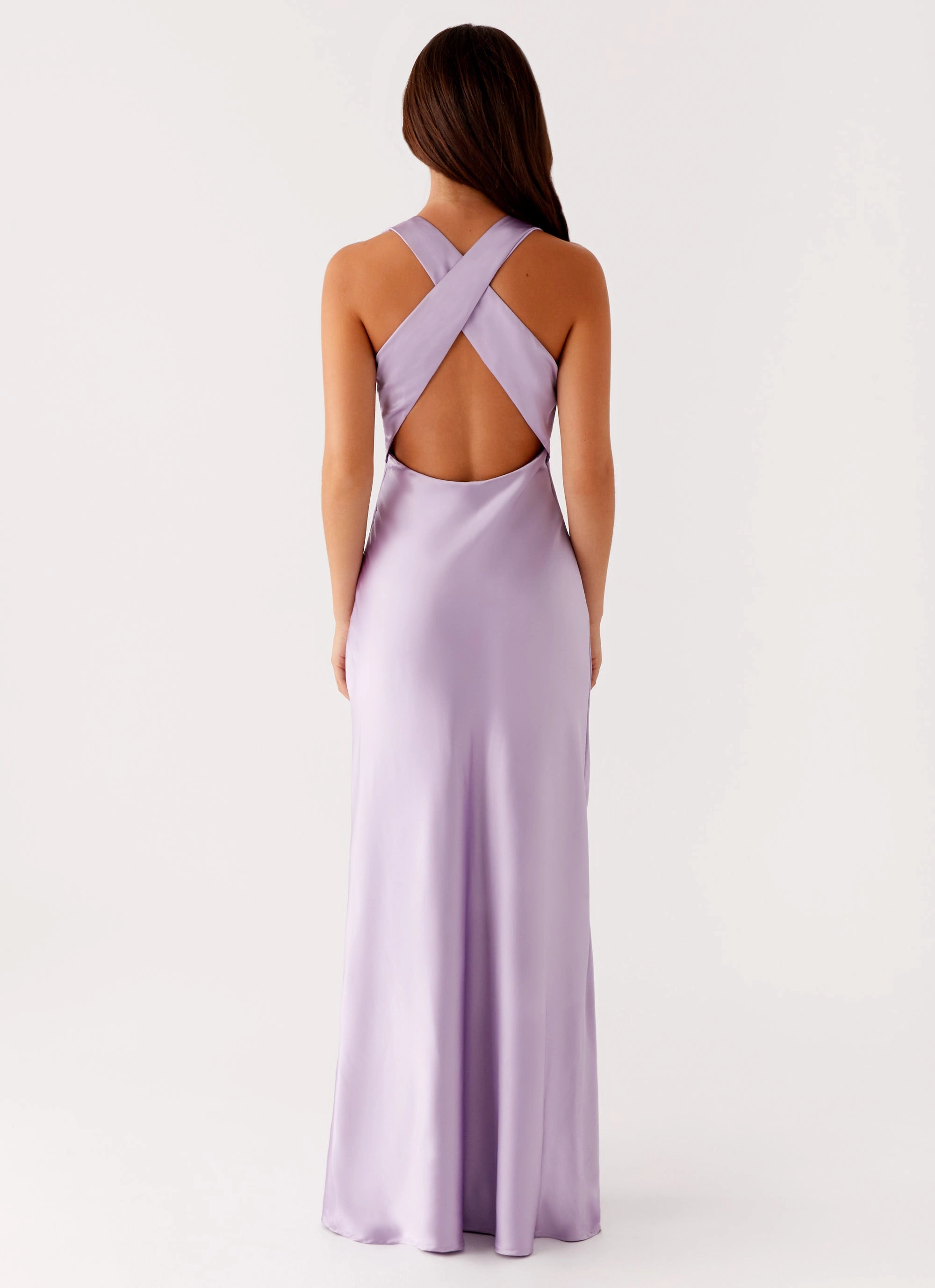 Flowing Texture Brody Maxi Dress - Lilac