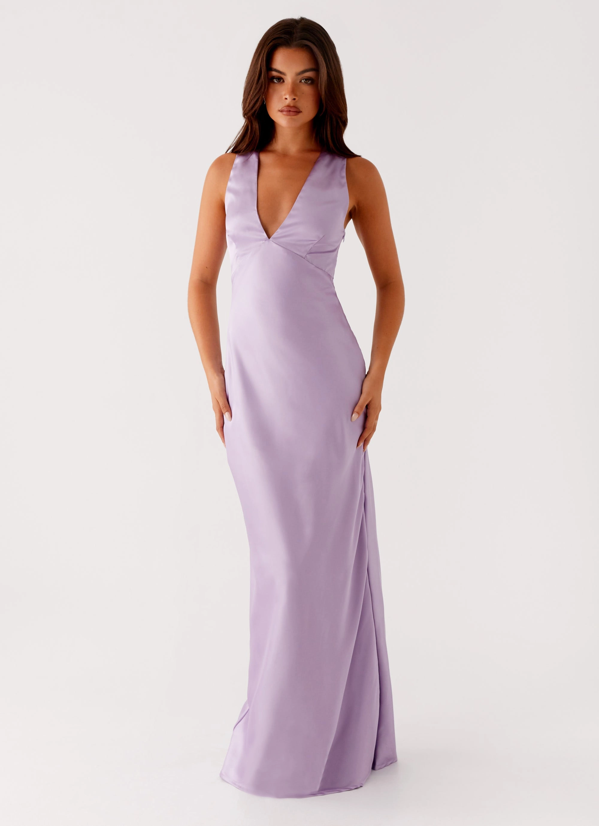 Evening Classic Photo Glow Brody Maxi Dress - Lilac