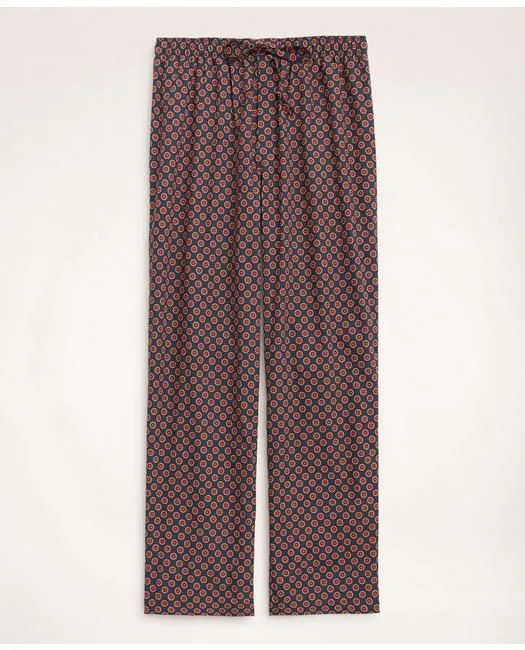 Brooks Brothers Men's Foulard Print Lounge Pants Navy