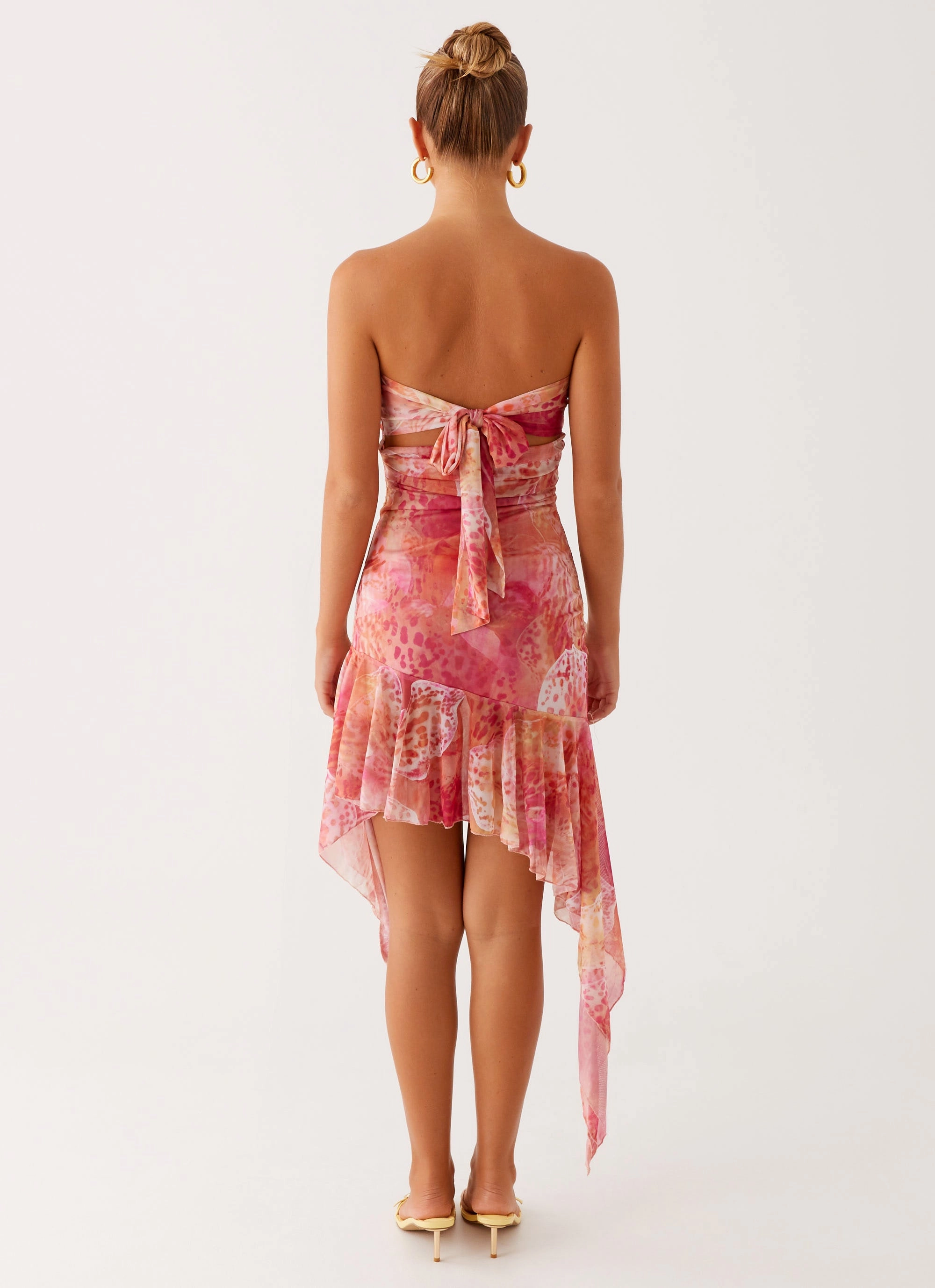 Brooks Mini Dress - Flamingo Fling Cotton Rich