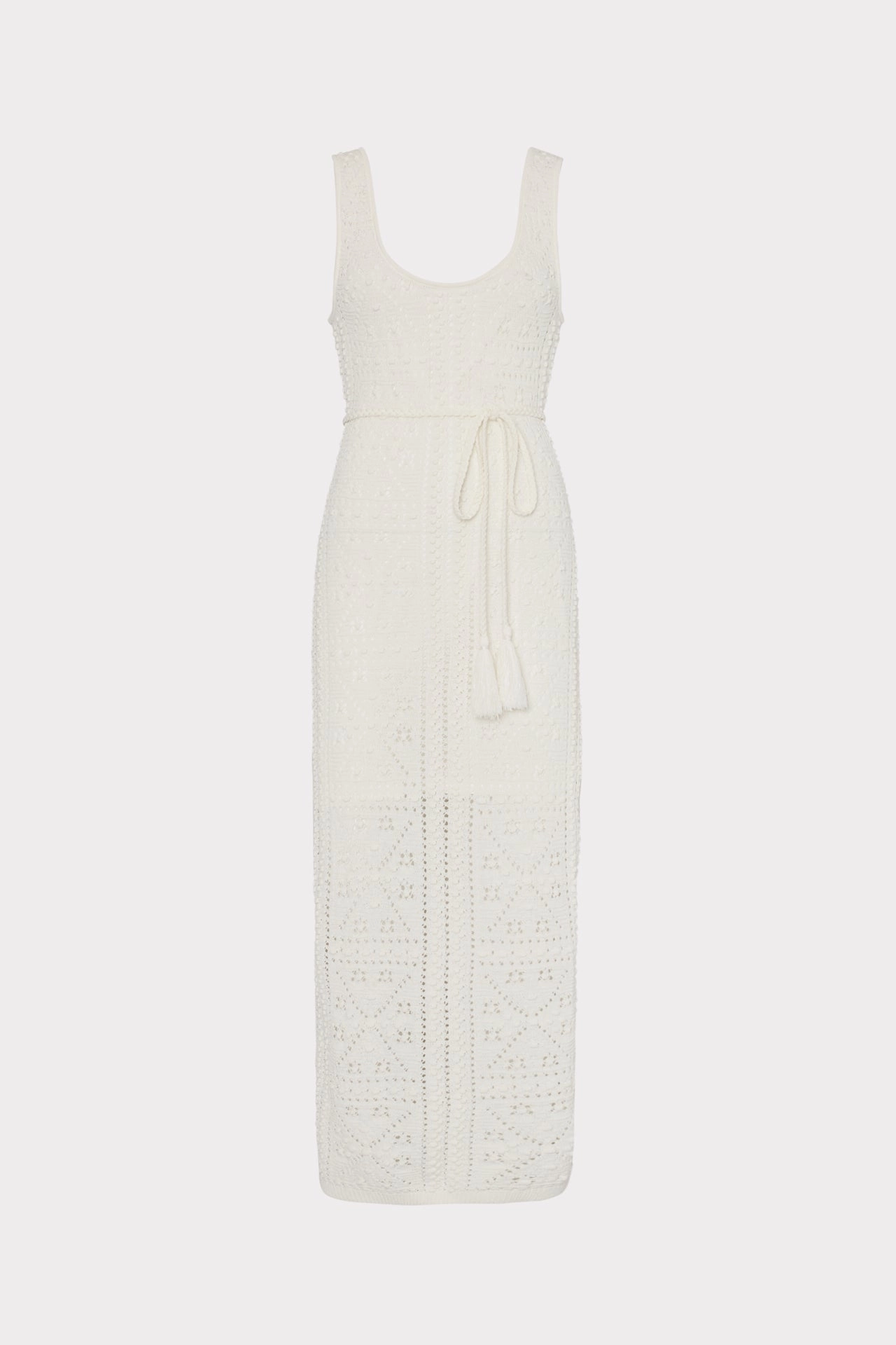 City Essential Bubble Pointelle Knit Midi Dress