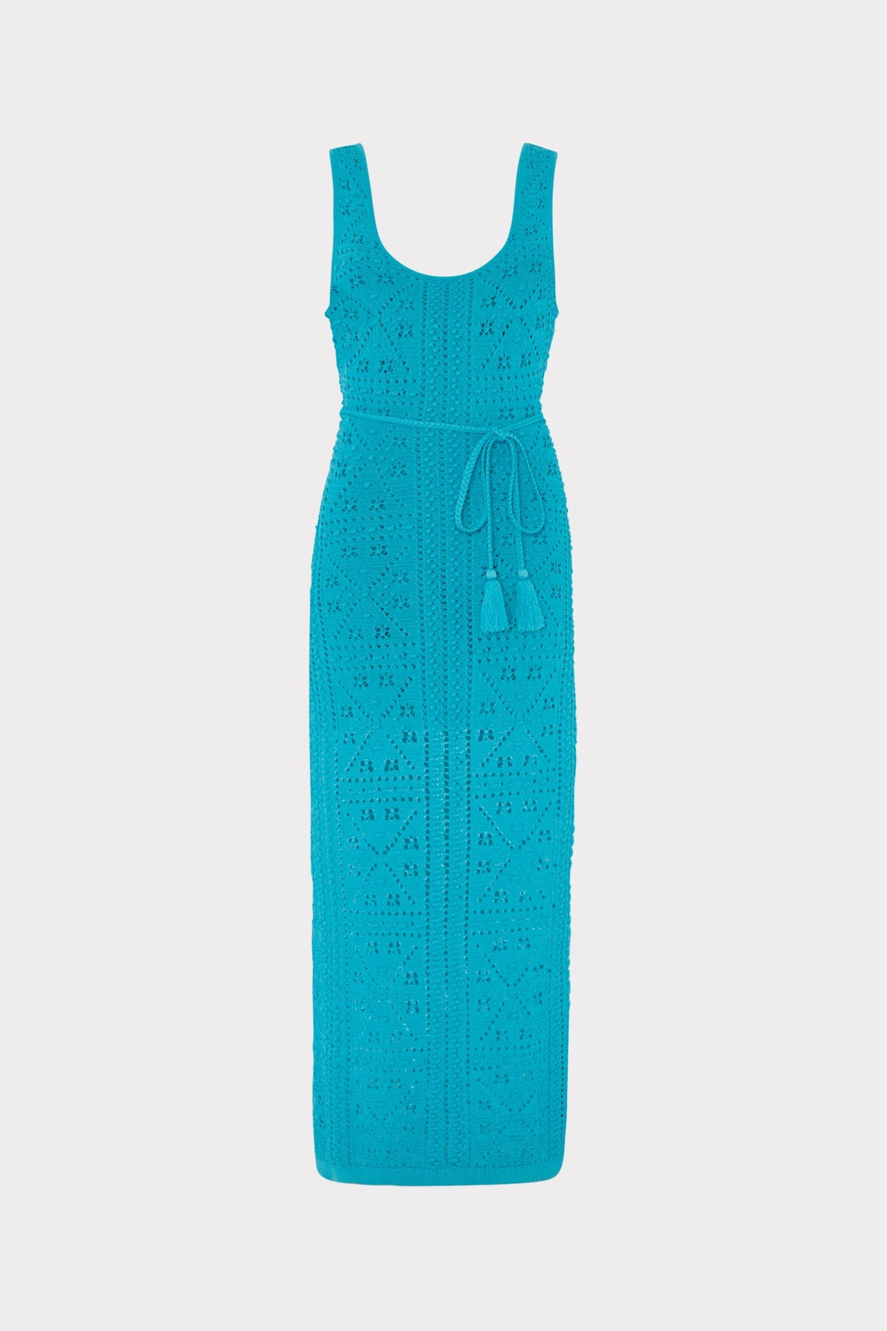 AntiPillTreatment Bubble Pointelle Knit Midi Dress