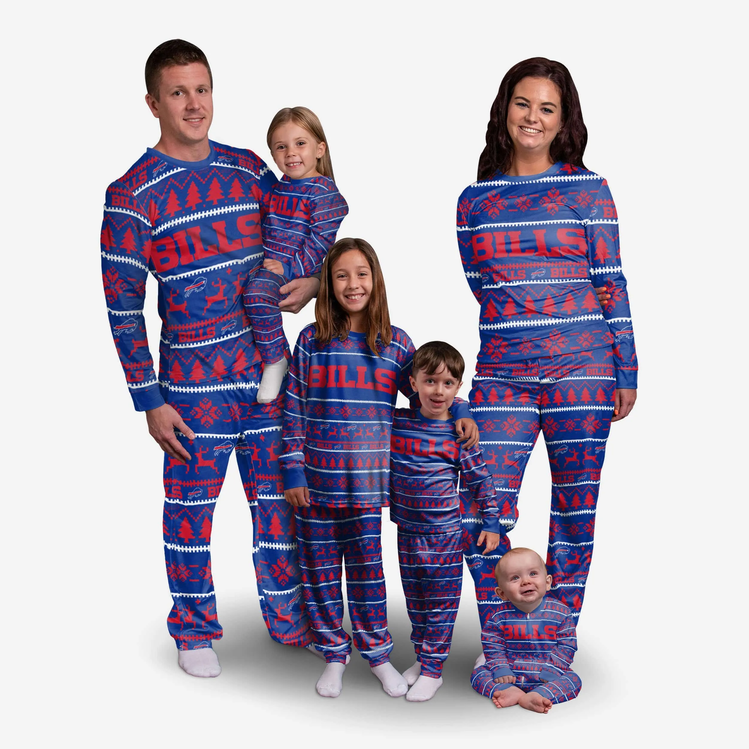 Buffalo Bills Toddler Family Holiday Pajamas
