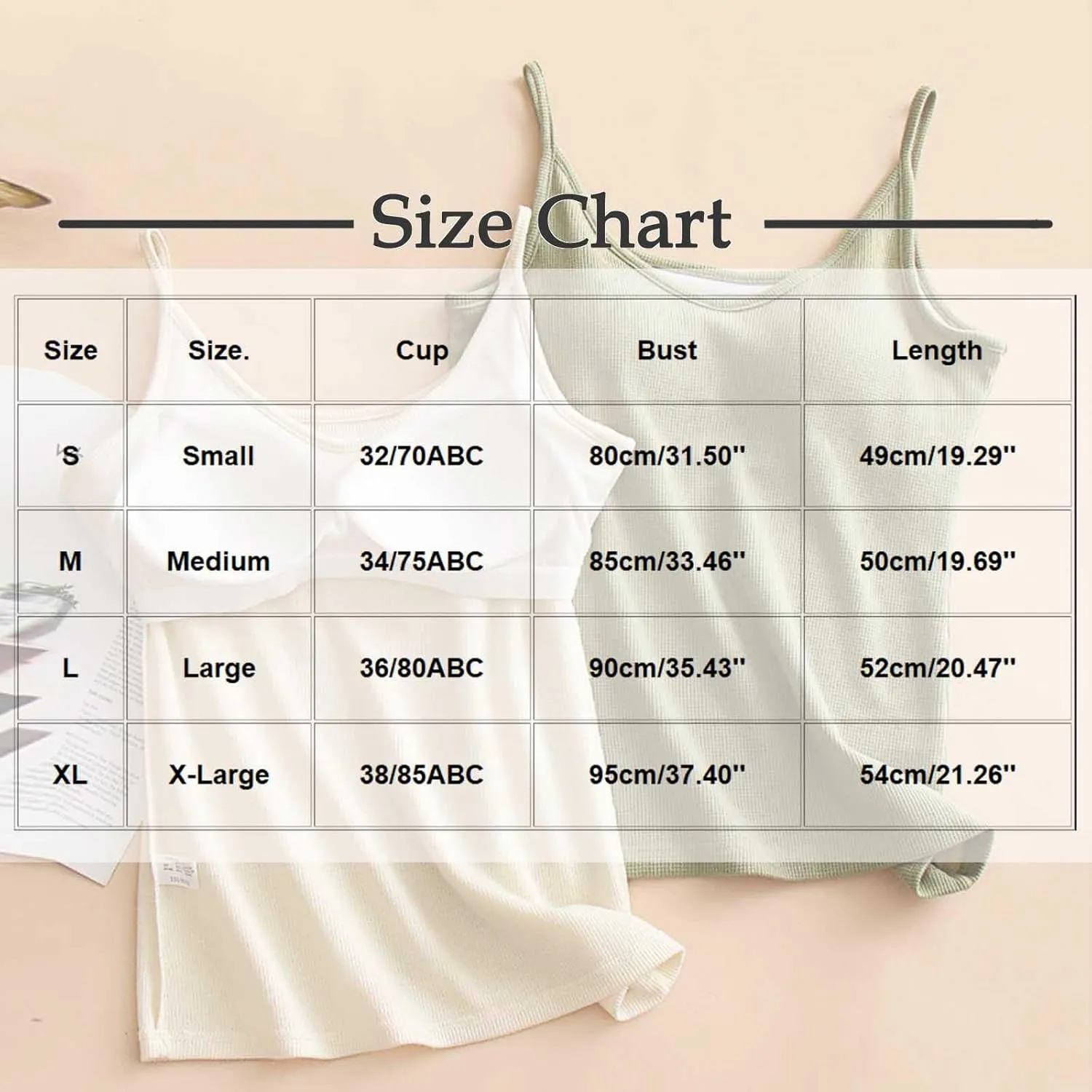 Built-in Bra Cami Tank Tops for Women Comfy Summer Pajamas Soft Waffle V Neck Camisole Padded Sleepwear Workout Yoga Shirts