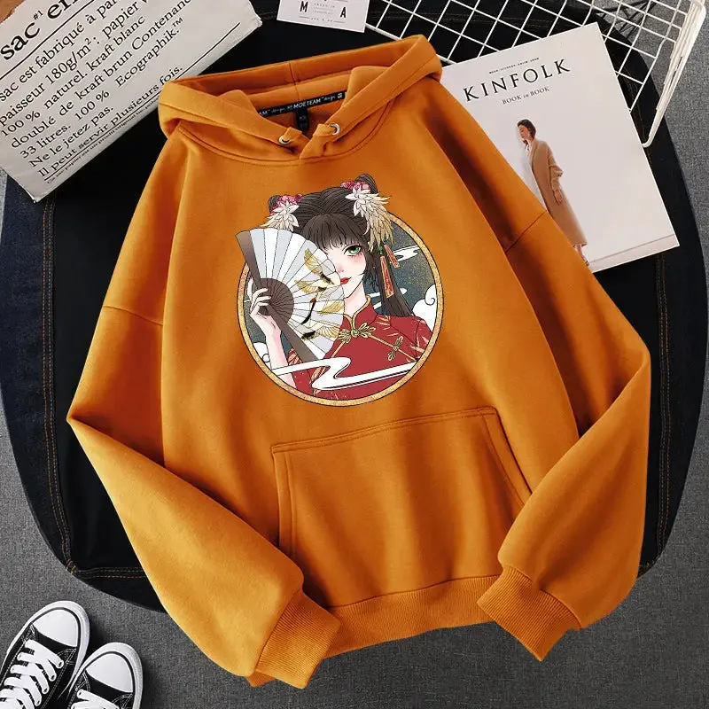 Bunny And Cherries Gesisha Hoodie