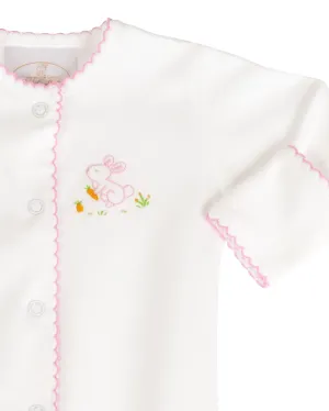 Bunny Footed Pajamas - Pink