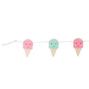 Bunting ~ HEART548 HAPPY ICE CREAM BUNTING