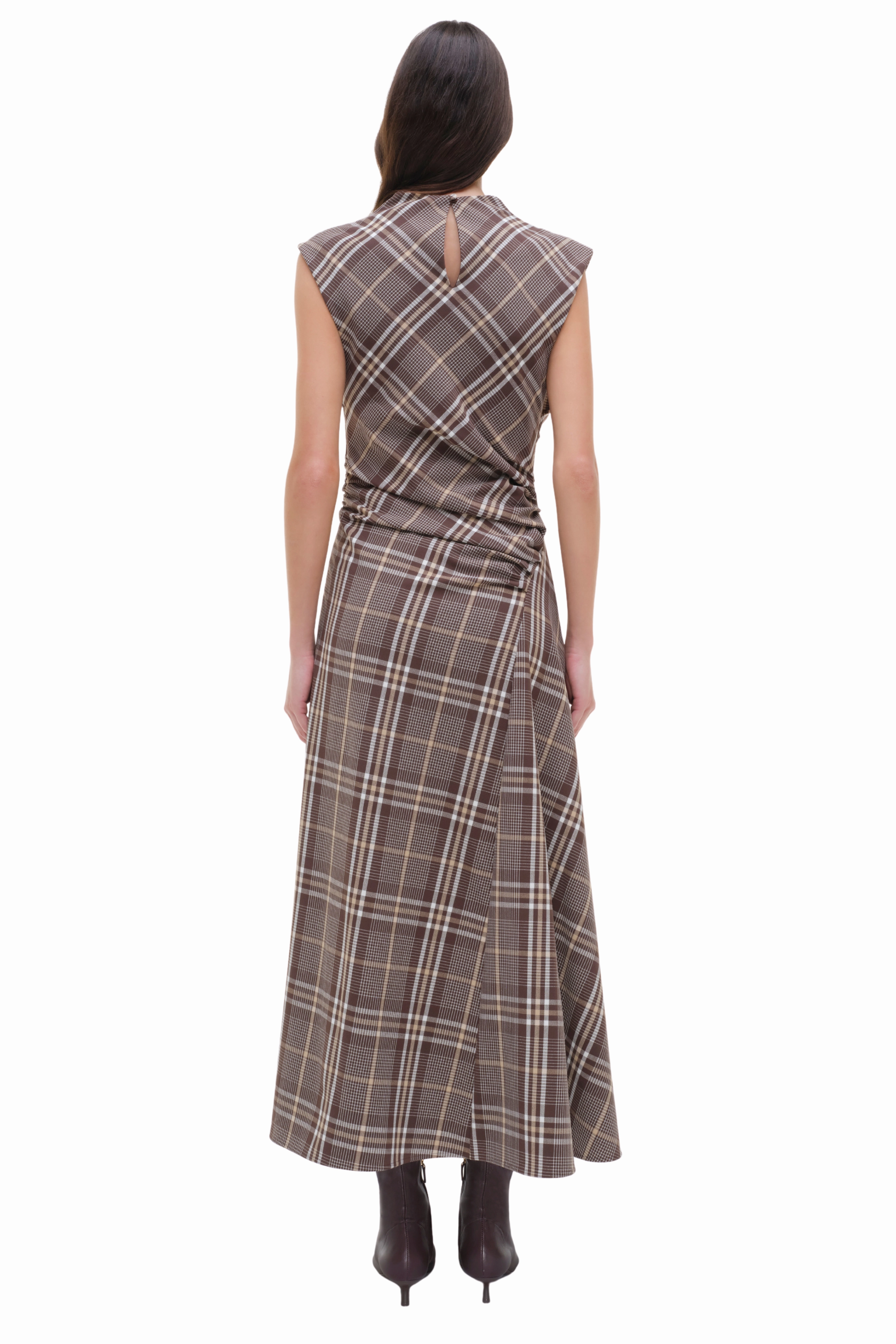 urban vibe Mid layer Burke Draped Midi Dress