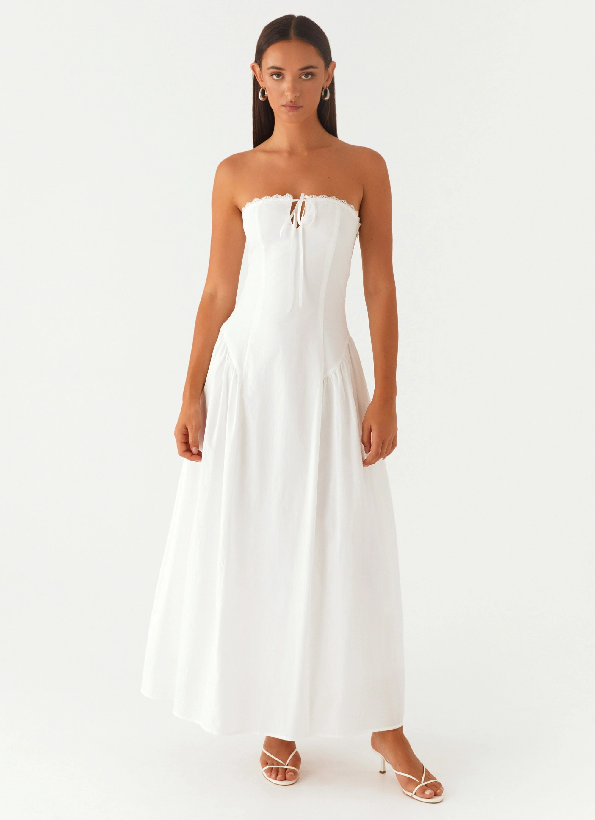Understated Glam Classic and Chic Burleigh Maxi Dress - Ivory