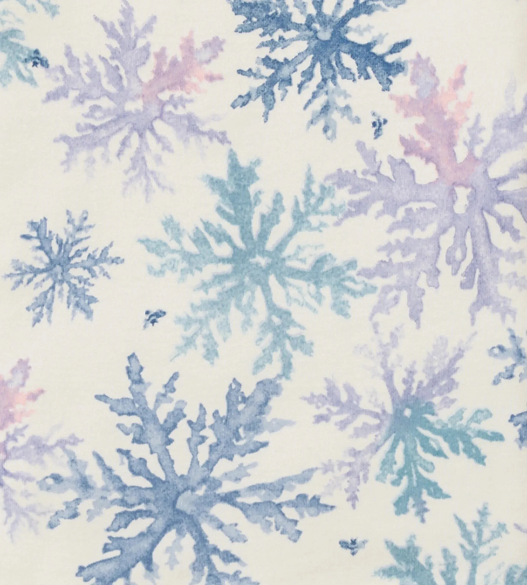 Burt's Bees Organic Two-Piece Pajamas Snowflake Flurries