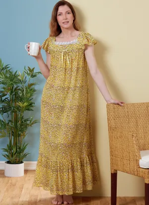 Butterick 6883 Easy to sew sleepwear sewing pattern