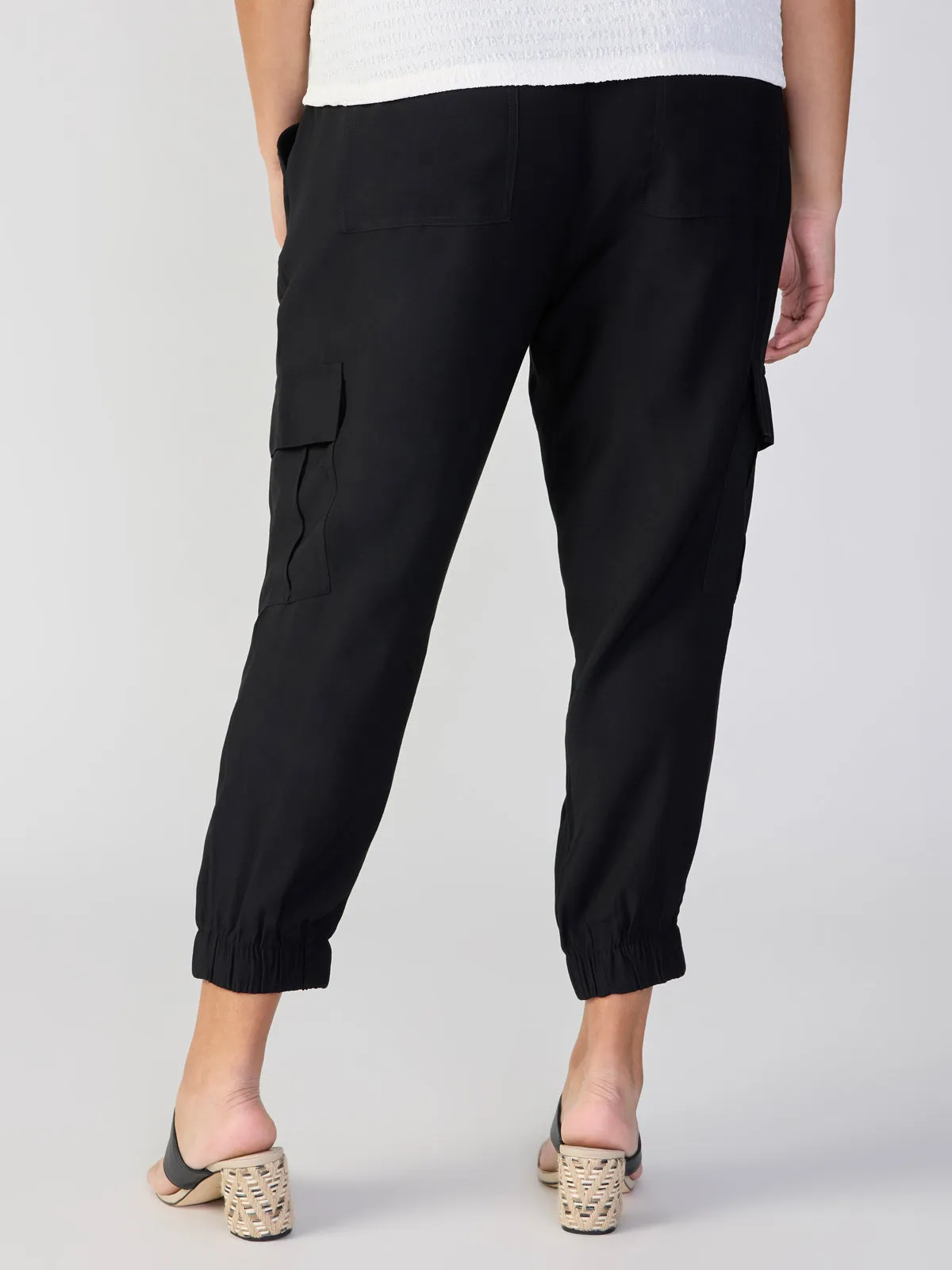 The Harmony Semi High Rise Pant Black Extended Sizing Sport Wear Fit
