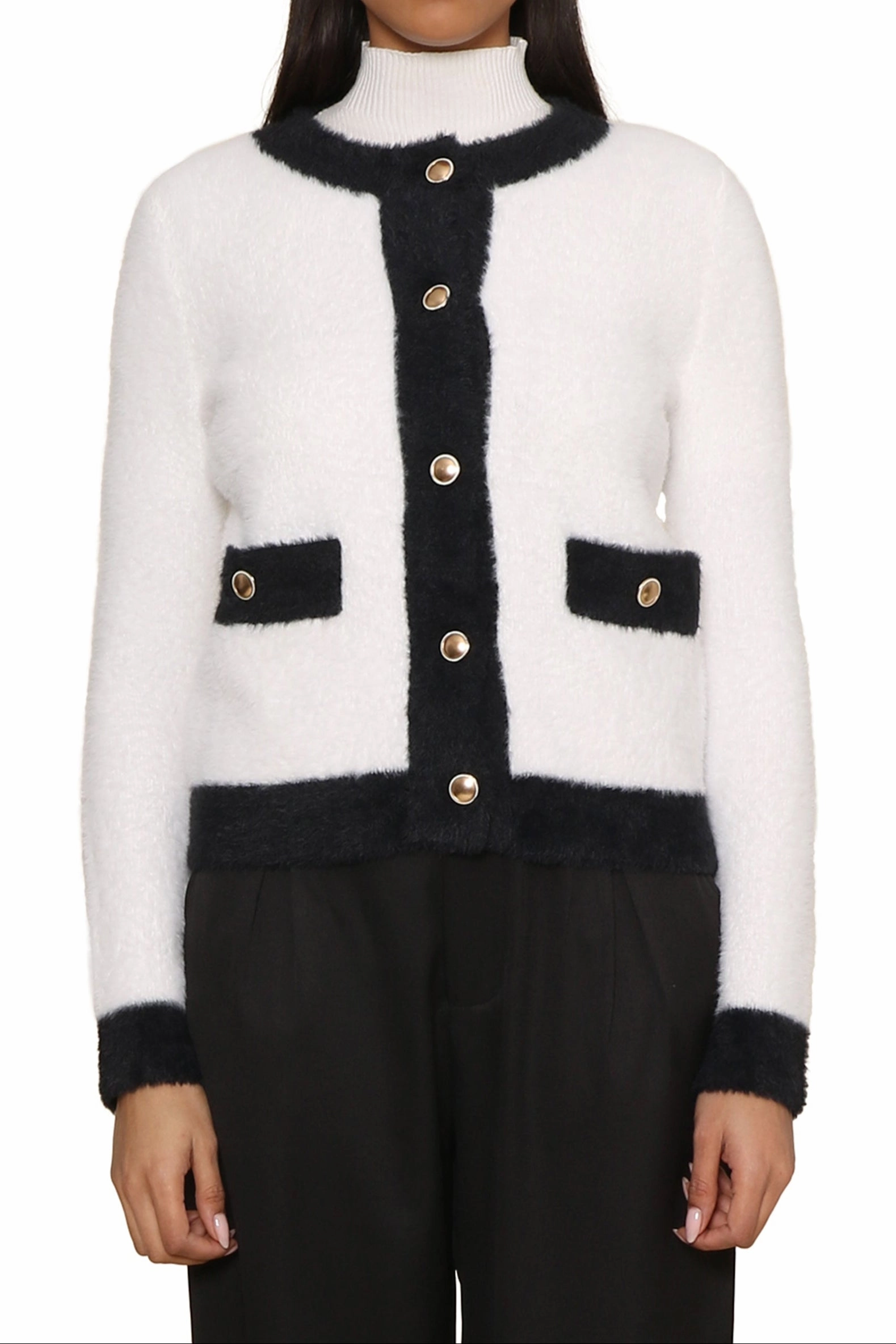 Button Front Cardigan simple design