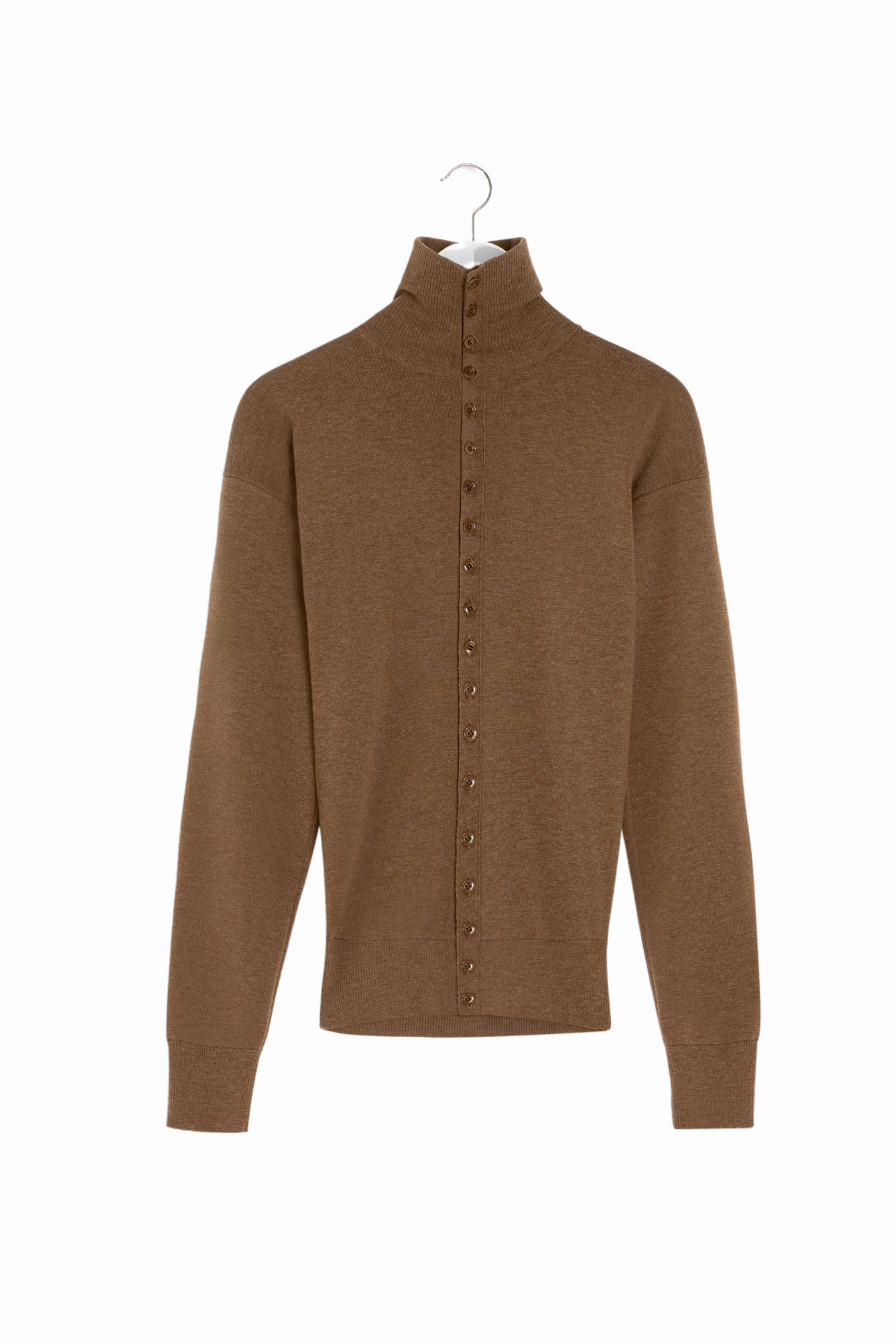 LanolinFree Wool Processing Travel Light Buttoned Fitted Cardigan