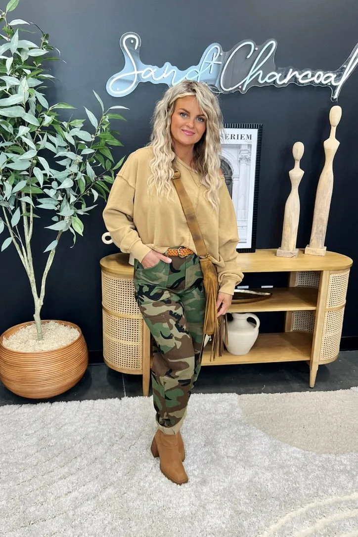 MeshPanel Relaxed Design Cabo French Terry Top