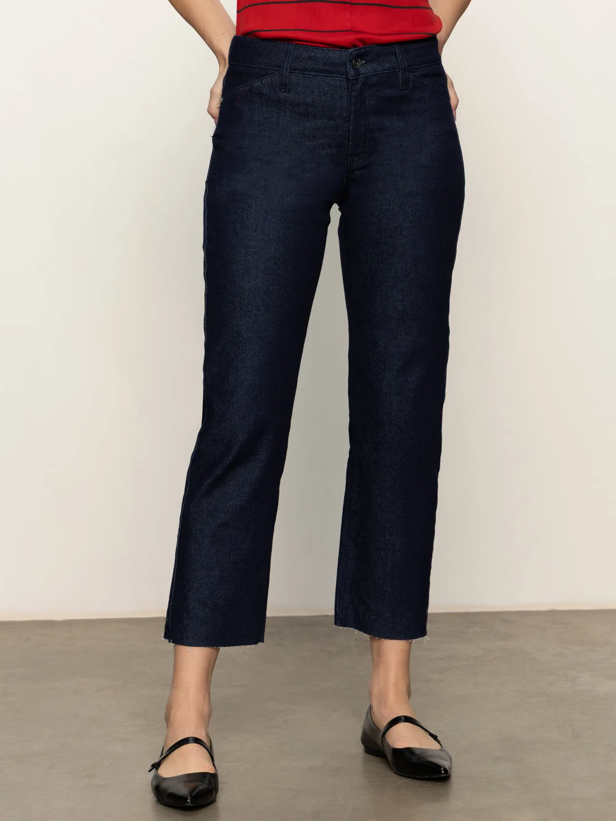 Cadence 90'S Straight Crop Jeans Plot Twist Day-to-Day Wear
