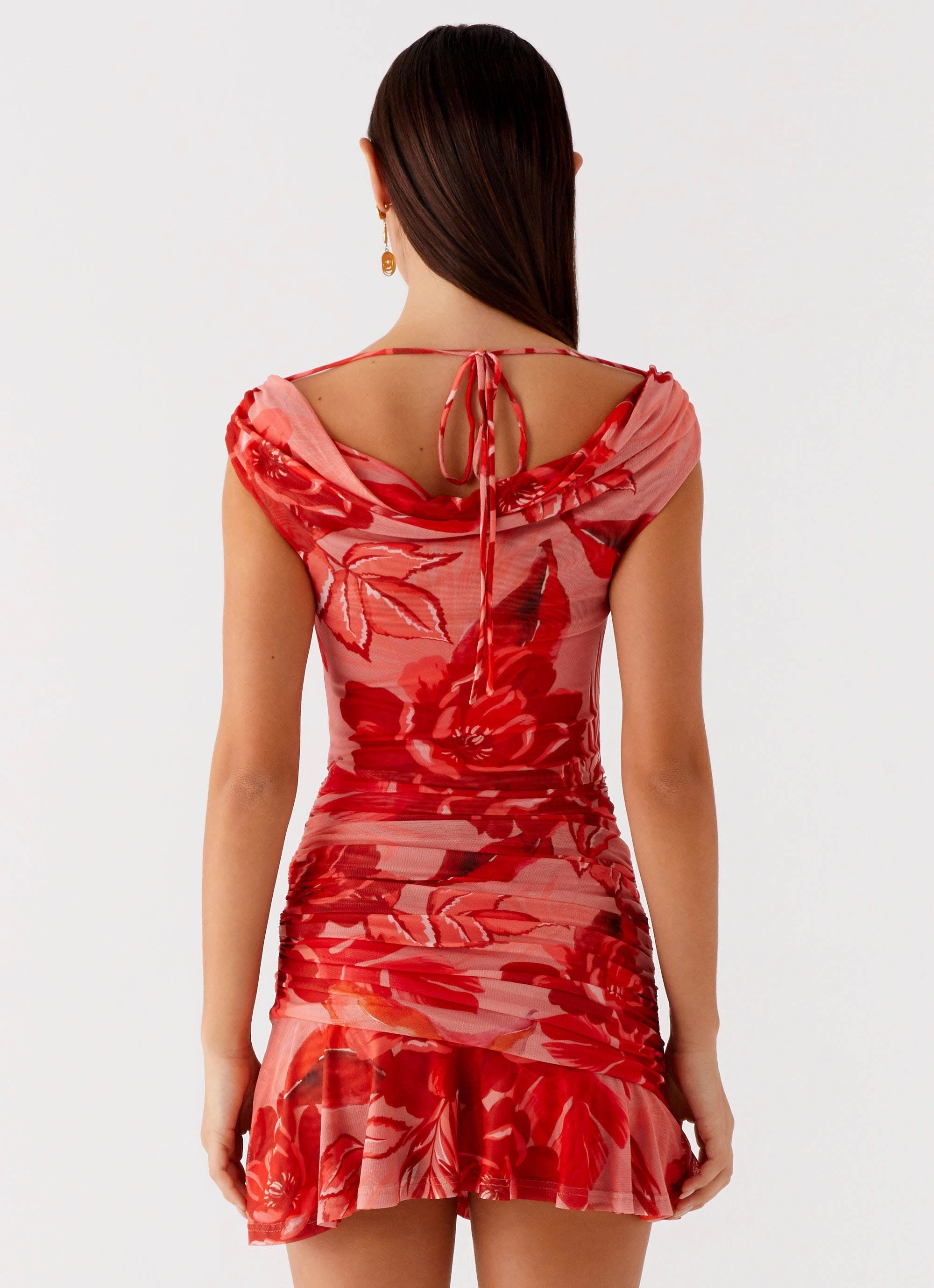Cait Mini Dress - Sicily Sunsets Print button detail Simple looks