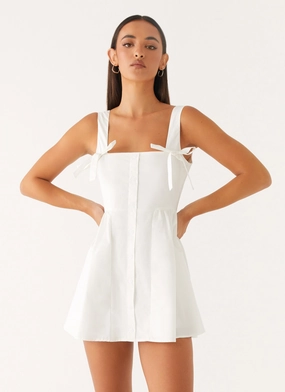 Unconditional Mini Dress - White Statement Fashion