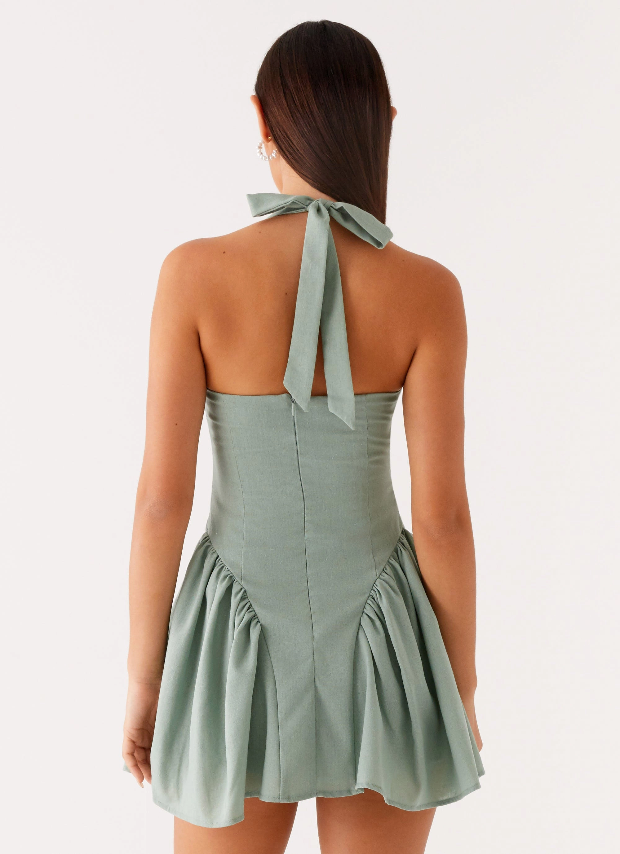 Outfit Game Fable Mini Dress - Sage