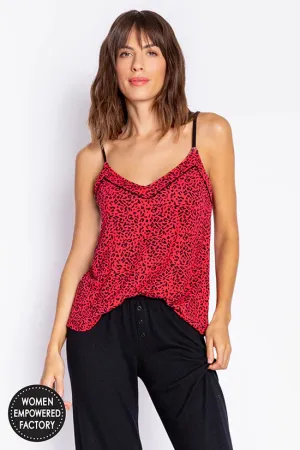 Cami Leopard Love Red