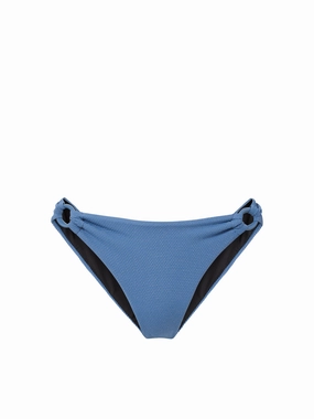 Sunbathing Camilla Ring Bottom In Steel Blue Metallic Pique