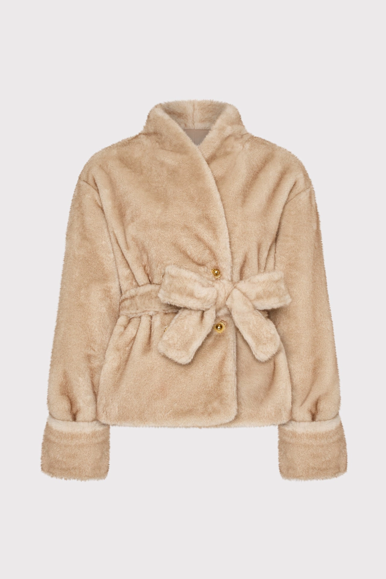 Go Anywhere Wear Breathable Technology Faux Fur Shawl Jacket