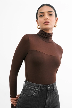 Two Tone Weave Cara Top