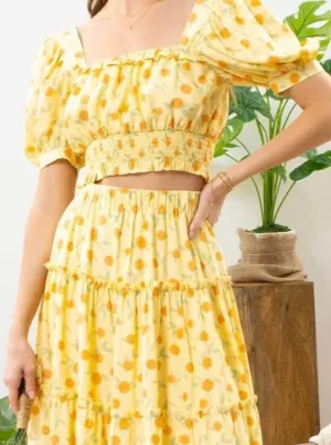 MultiPanel Design ErgonomicShape Citrus Blouse