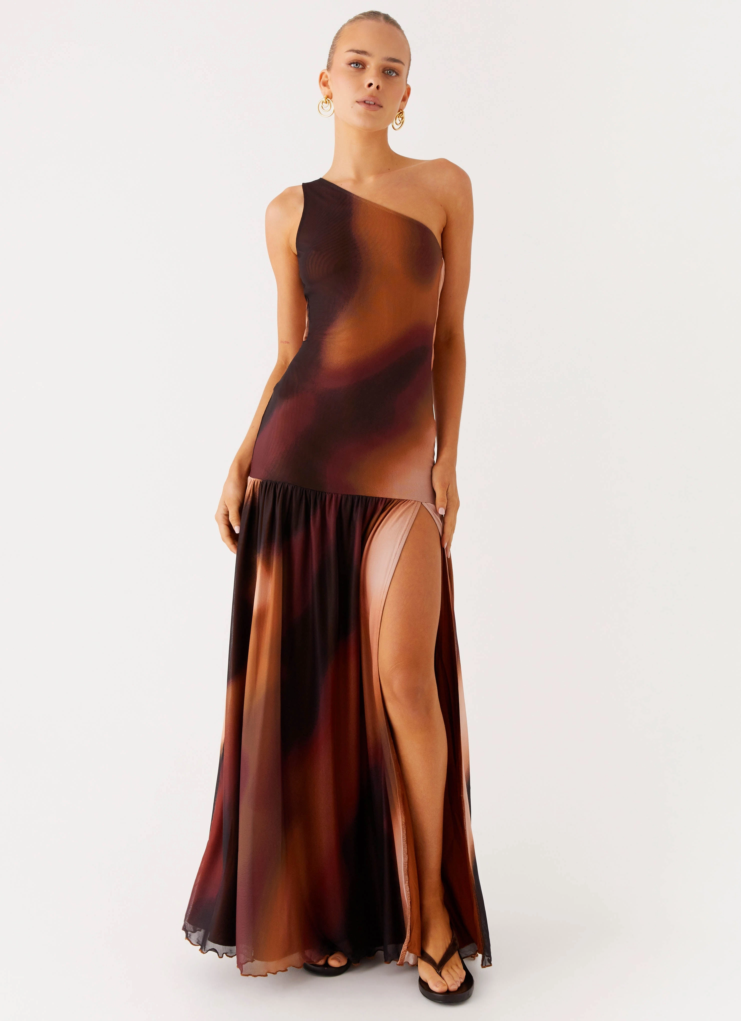 Trend Detail Flexible Design Carlina Maxi Dress - Black Gradient