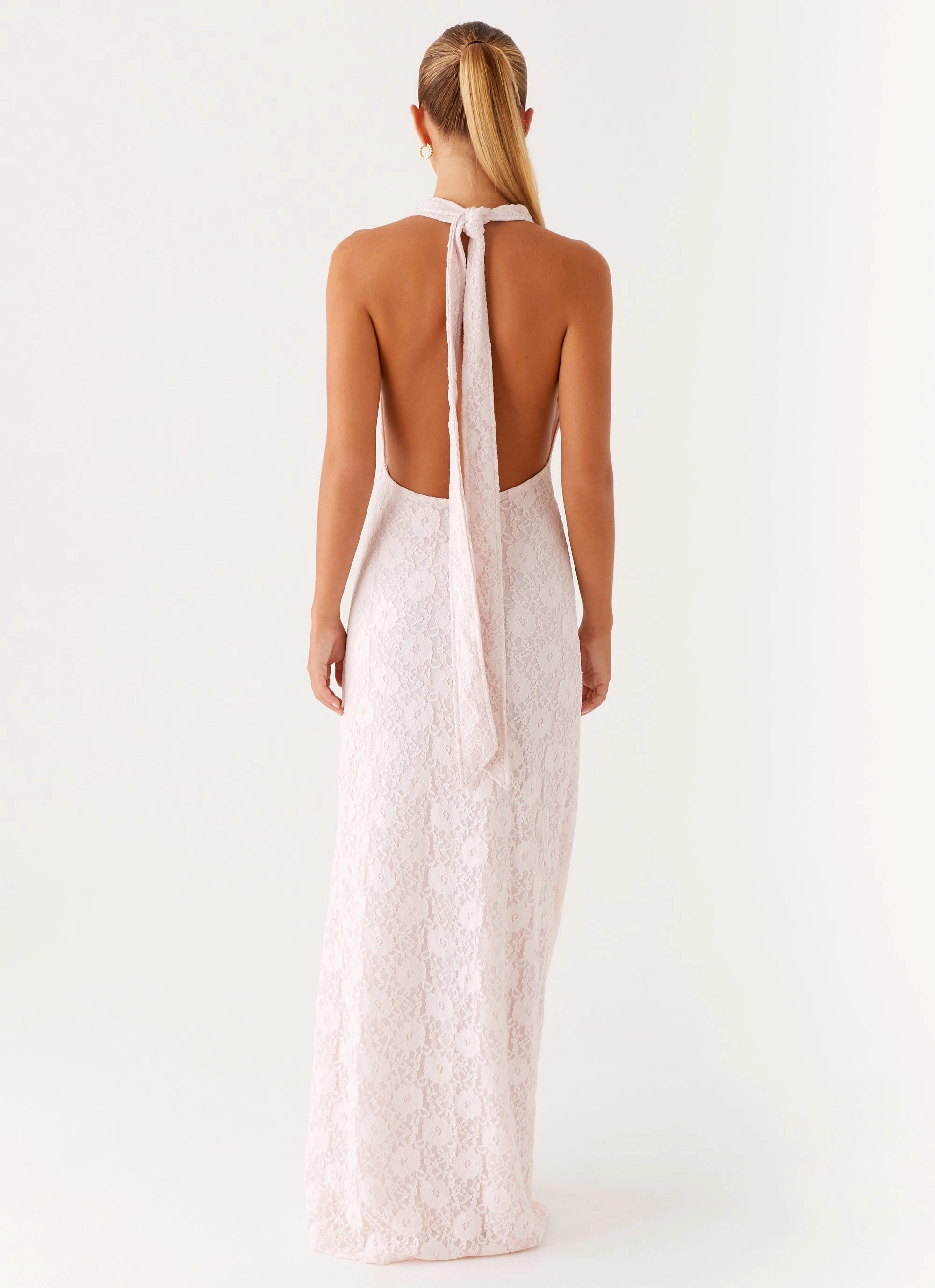 Carly Maxi Dress - Pink Slim Form