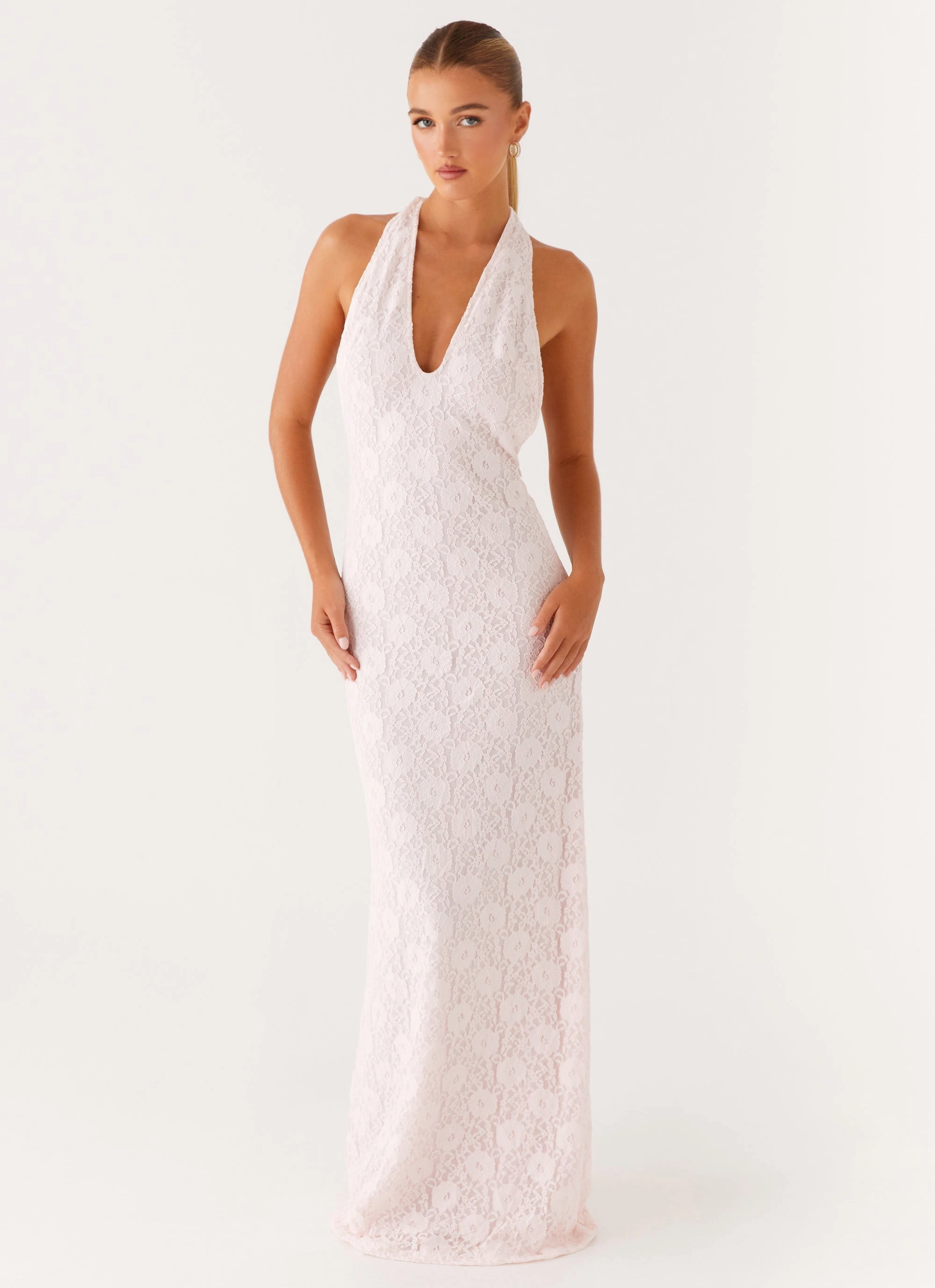 Carly Maxi Dress - Pink Quiet Mood Fresh Combo
