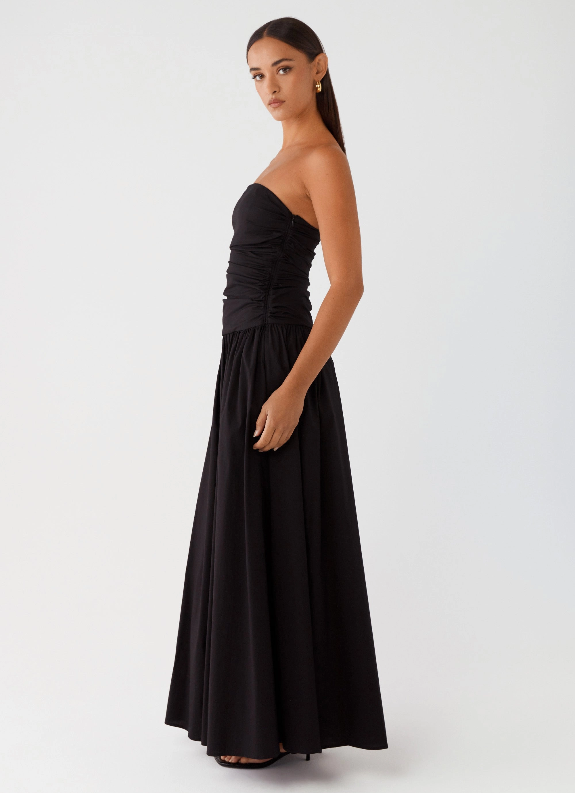 Festive Wear Capsule-Wardrobe Carmel Maxi Dress - Black