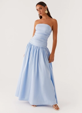 Smart Fit Wear TaglessDesign Carmel Maxi Dress - Blue